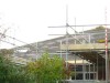 tile damage on a primary school roof